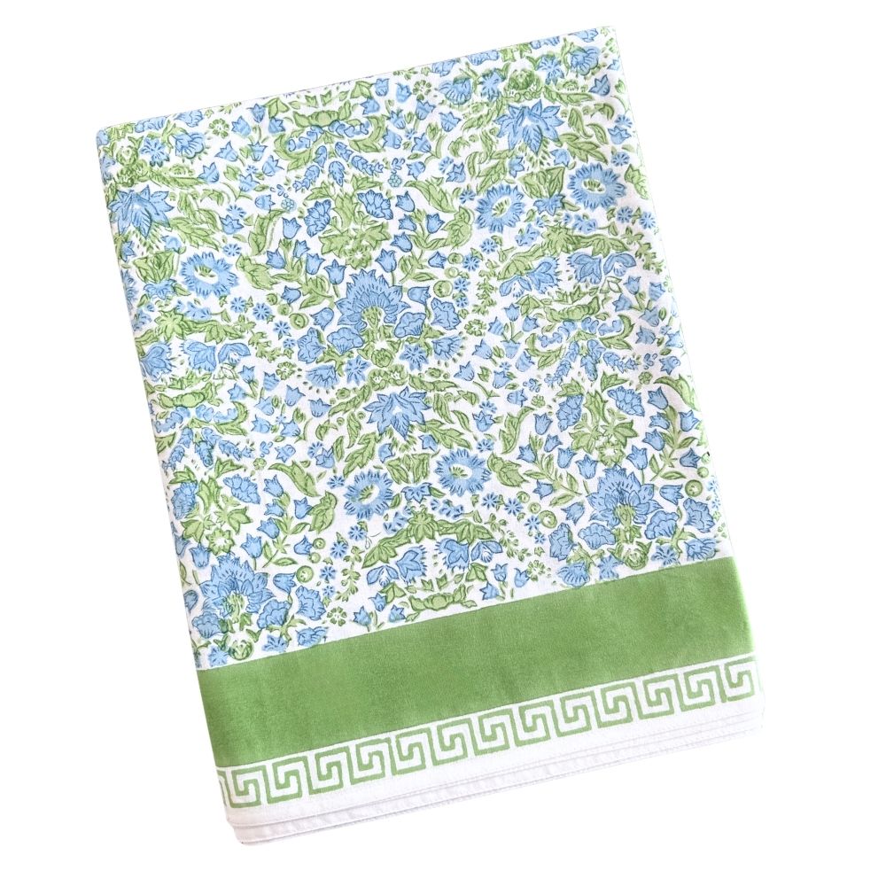 Larkspur & Bramble: Blue & Green - Tablecloth