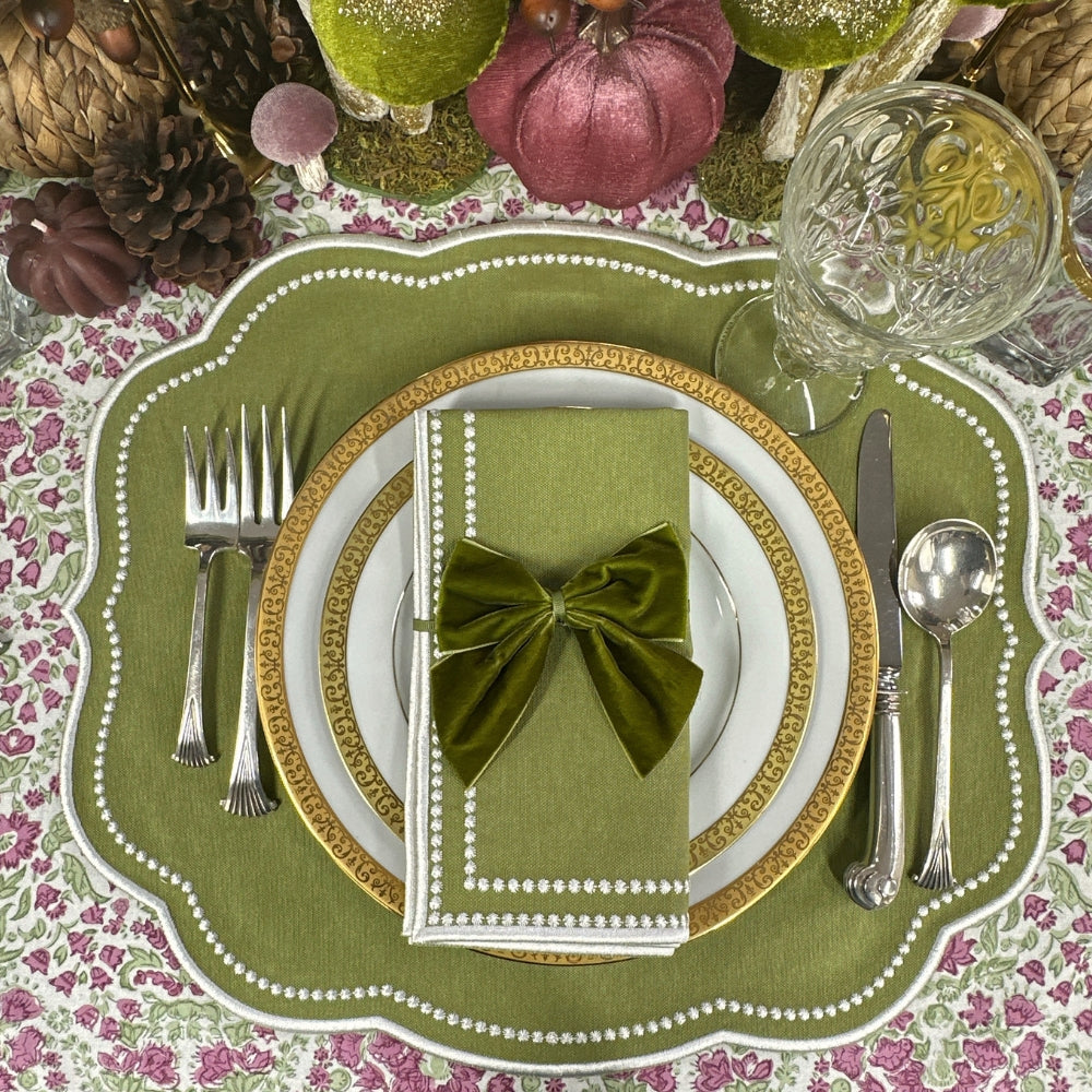 Charlotte Placemat - Sage (Set of 4)