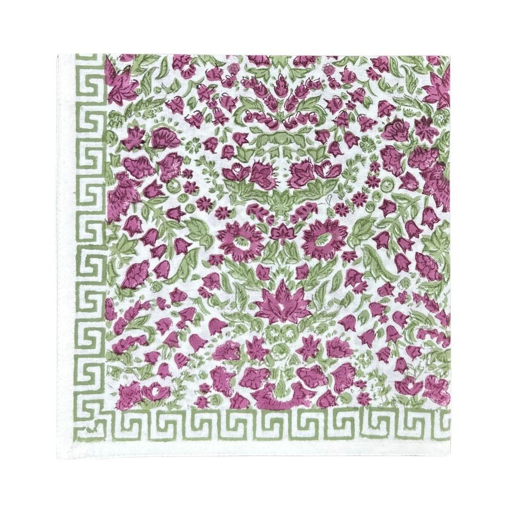 Larkspur & Bramble: Plum and Sage - Set of 4 Napkins