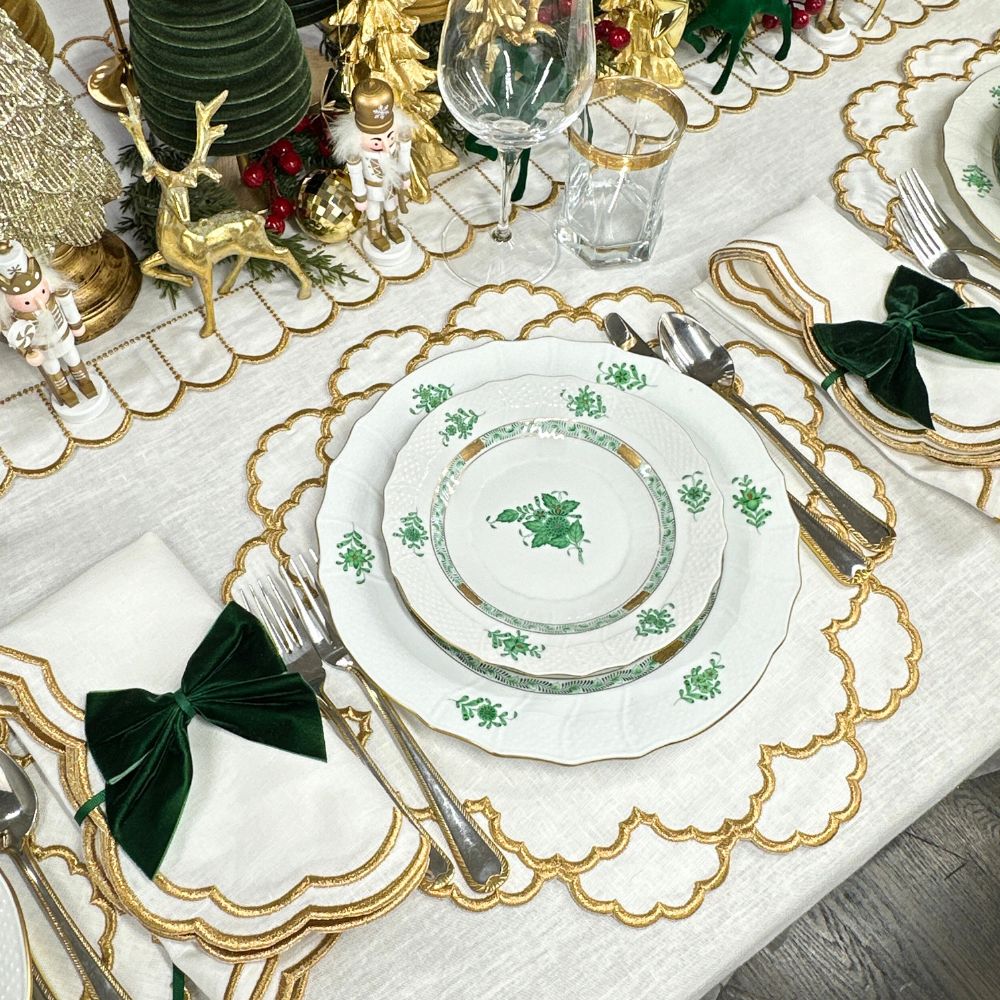 Studio Collection: Lillian Placemat - Gold (Set of 4)