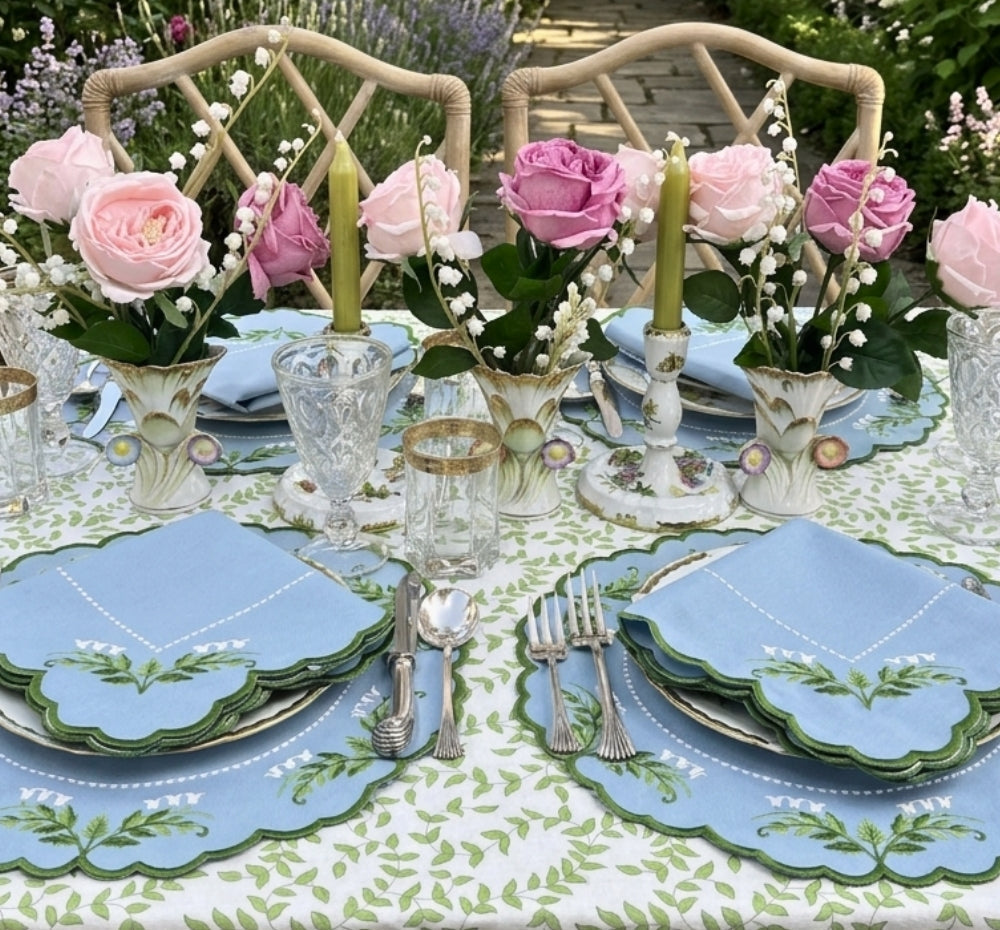 Tilly Placemat- Lily of the Valley (Set of 4)