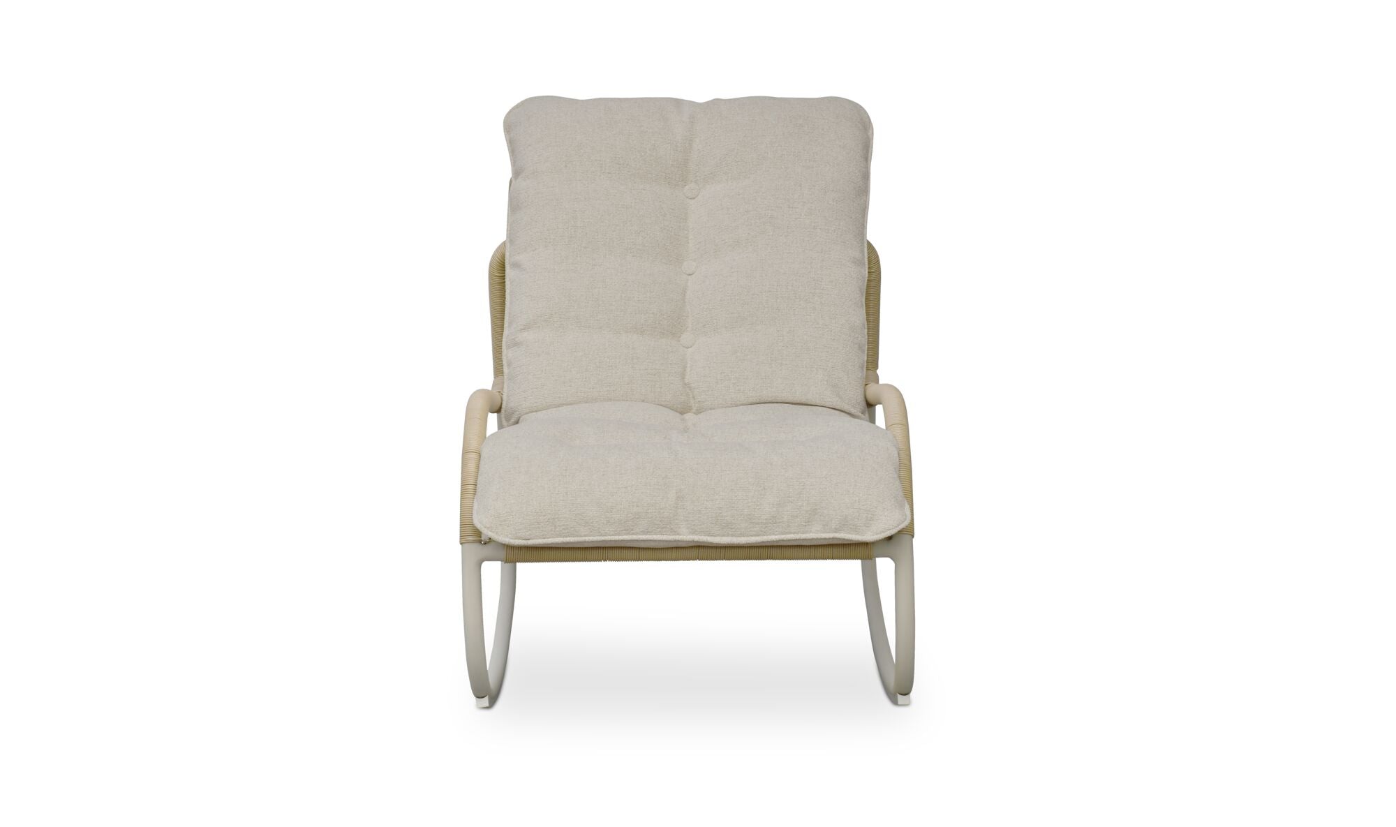 Claudia Outdoor Rocking Chair Beige