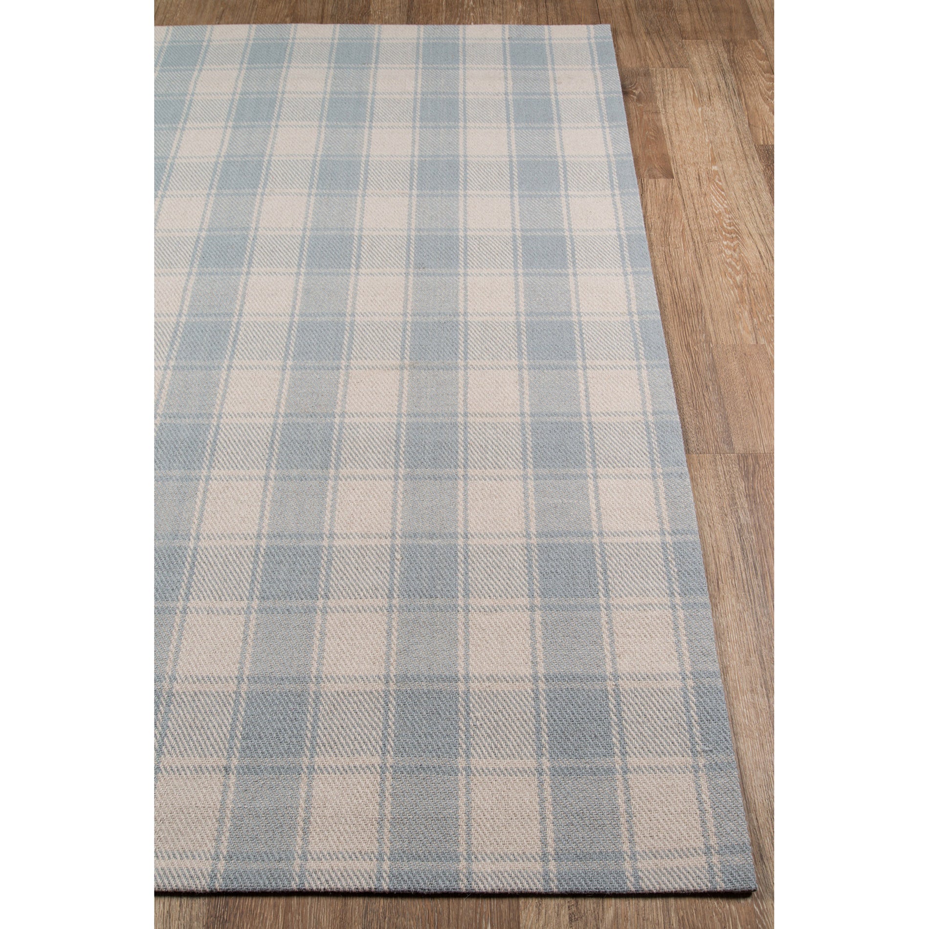 Erin Gates by Momeni Marlborough Charles Light Blue Hand Woven Wool Area Rug