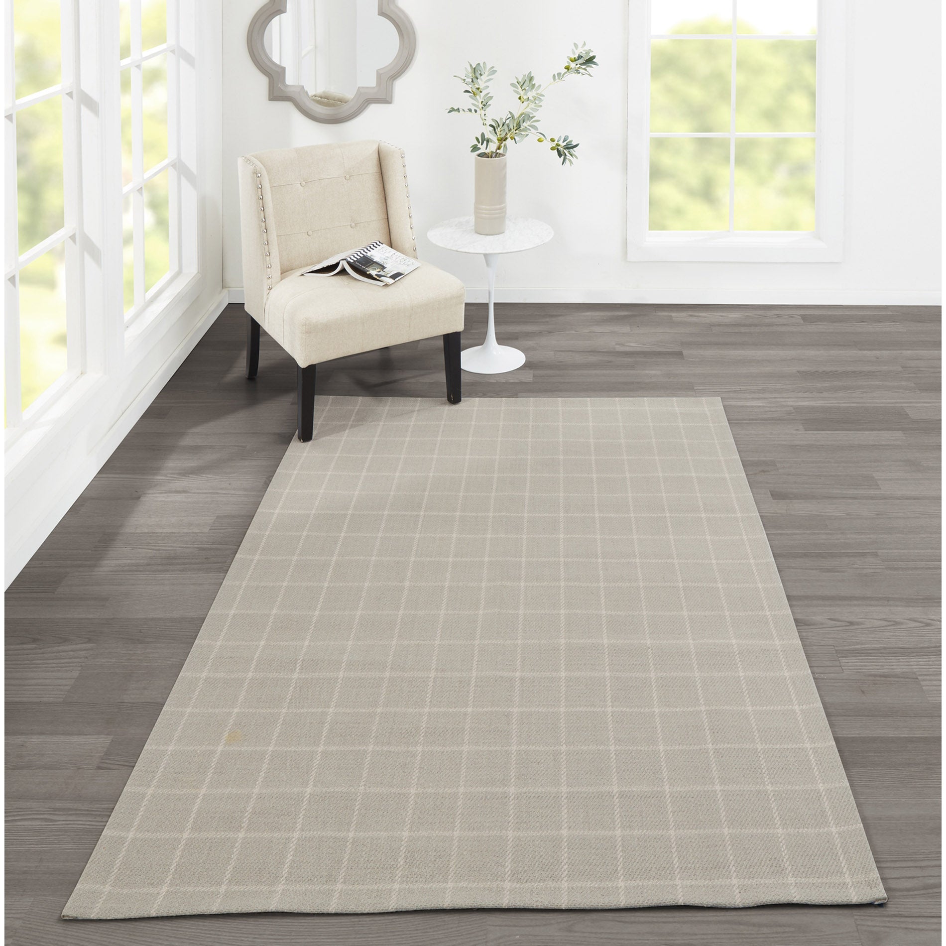 Erin Gates by Momeni Marlborough Deerfield Grey Hand Woven Wool Area Rug