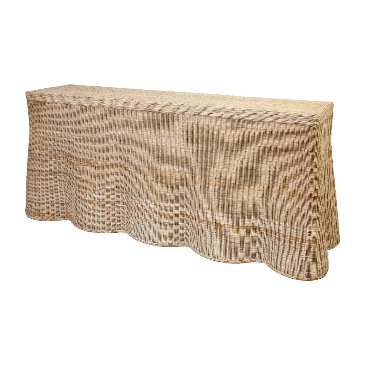 Shell Motif Console 66”