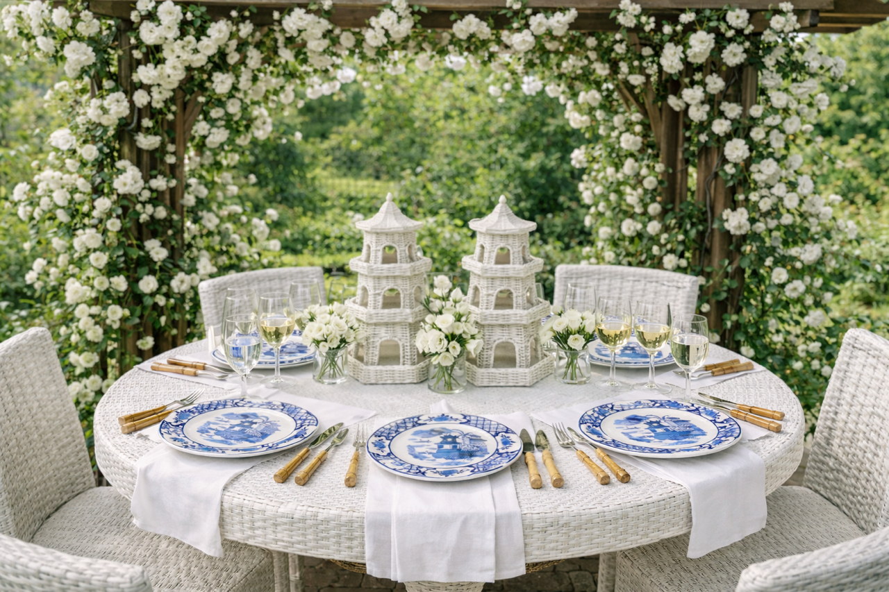 Original Pagoda Melamine Dinnerware Collection