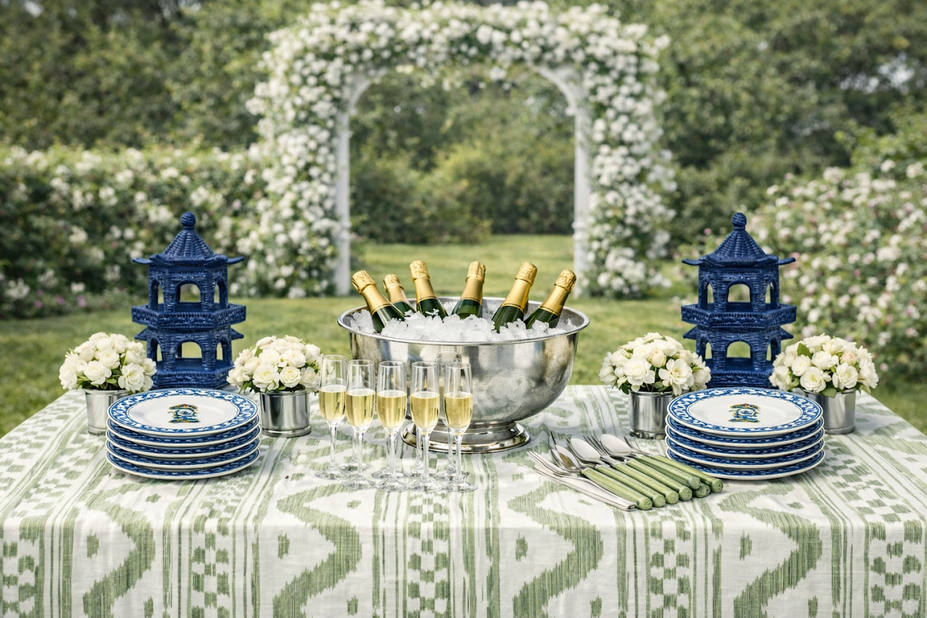 Trellis and Topiary Melamine Dinnerware Collection