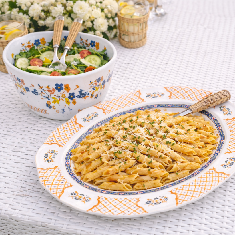 Blooming Sunset Pagoda Melamine Dinnerware Collection