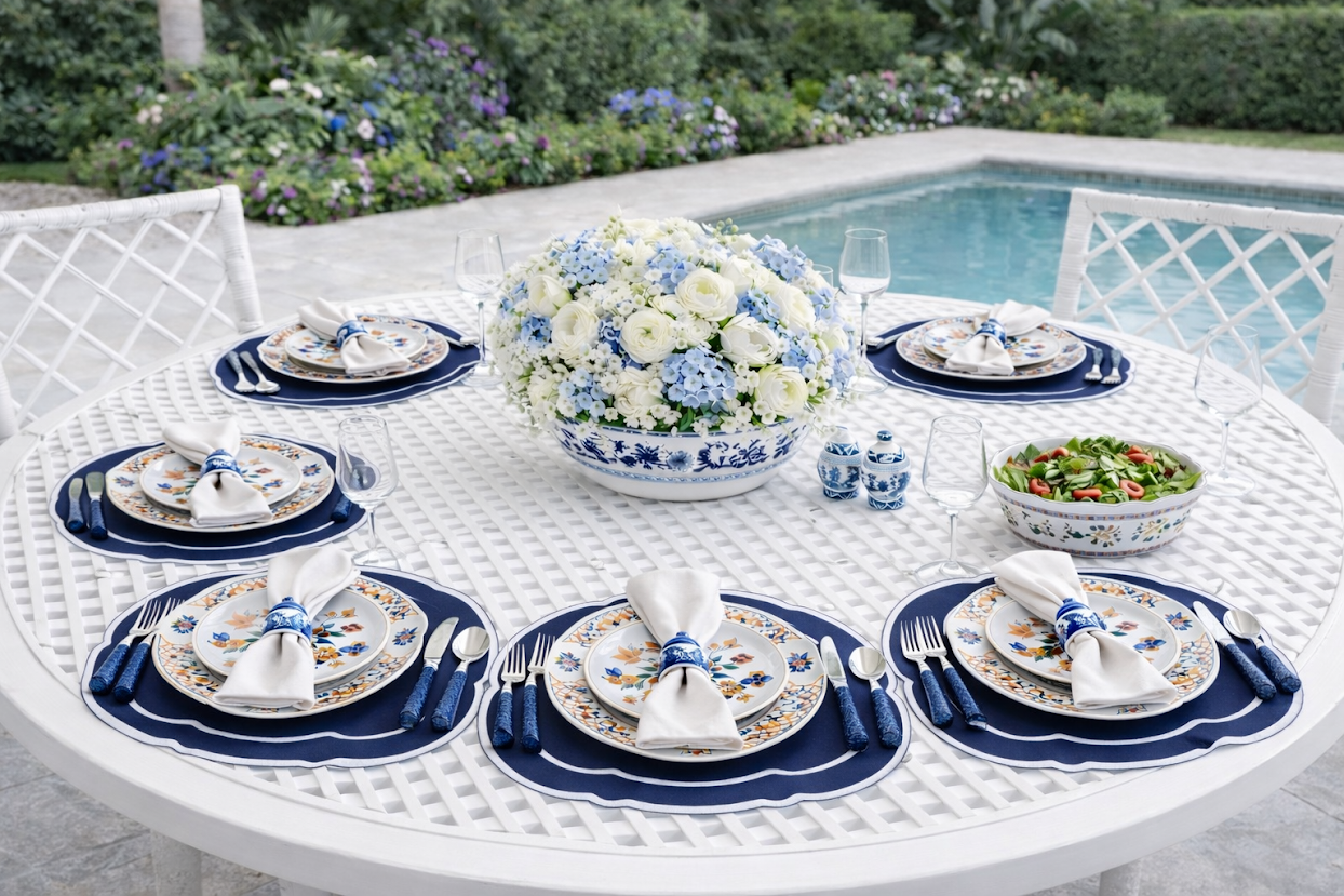 Blooming Sunset Pagoda Melamine Dinnerware Collection