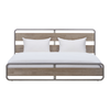 Zest Solid Wood Platform Bed In Natural Oak