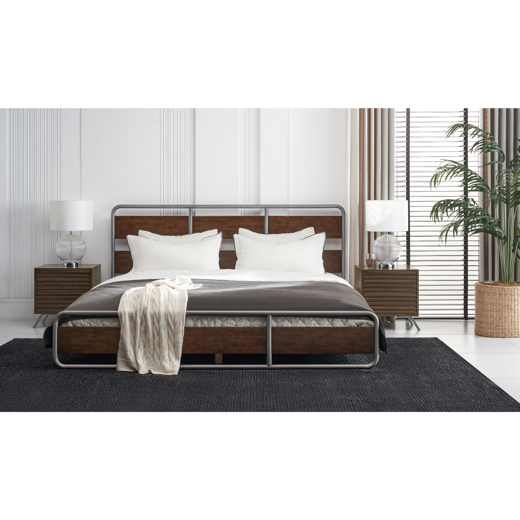 Zest Solid Wood Platform Bed