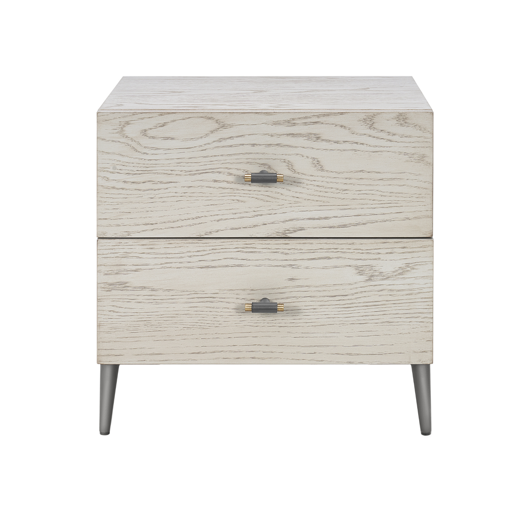 Zest 2-Drawer Solid Wood Nightstand