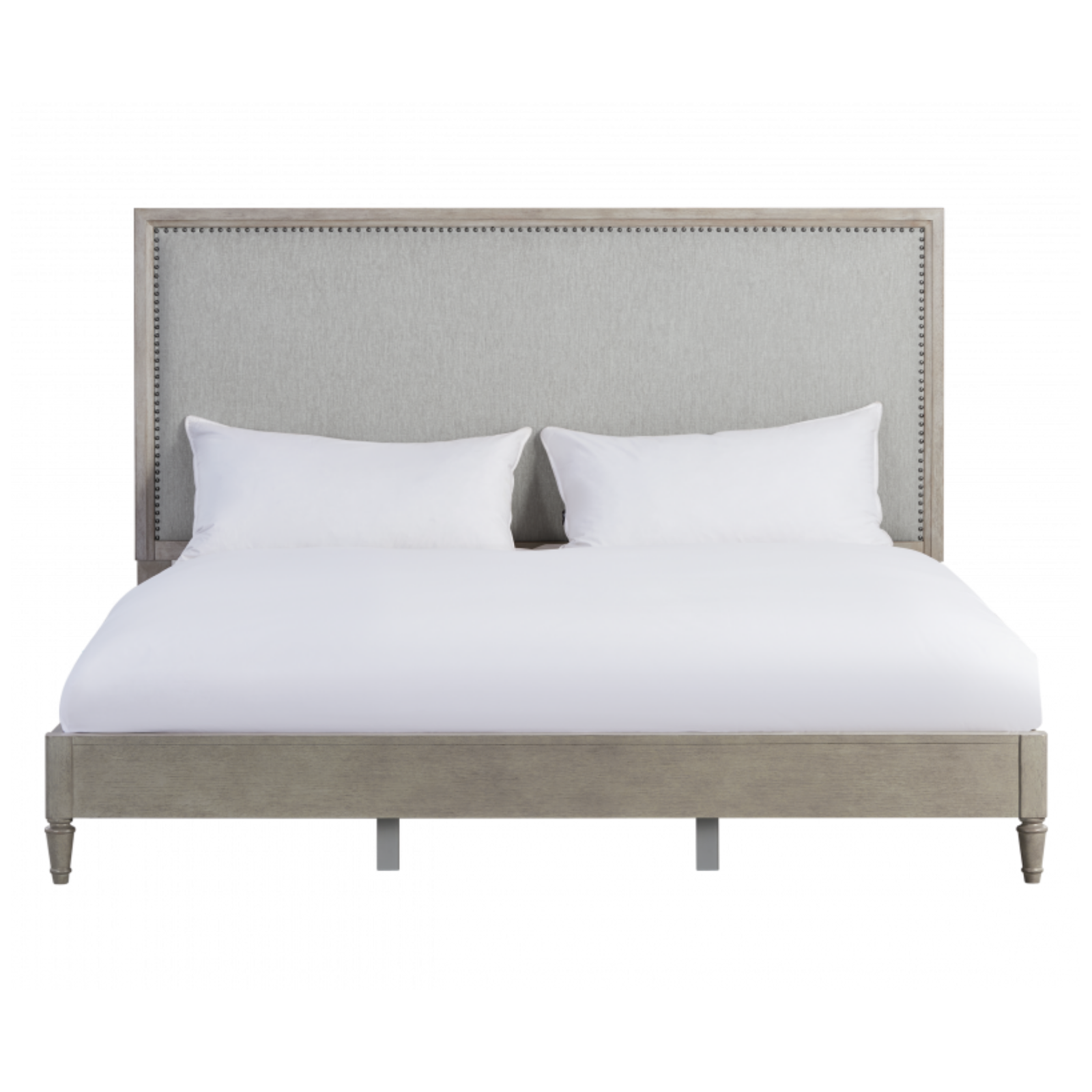 Zest Upholstered Bed W/Nailhead Trim