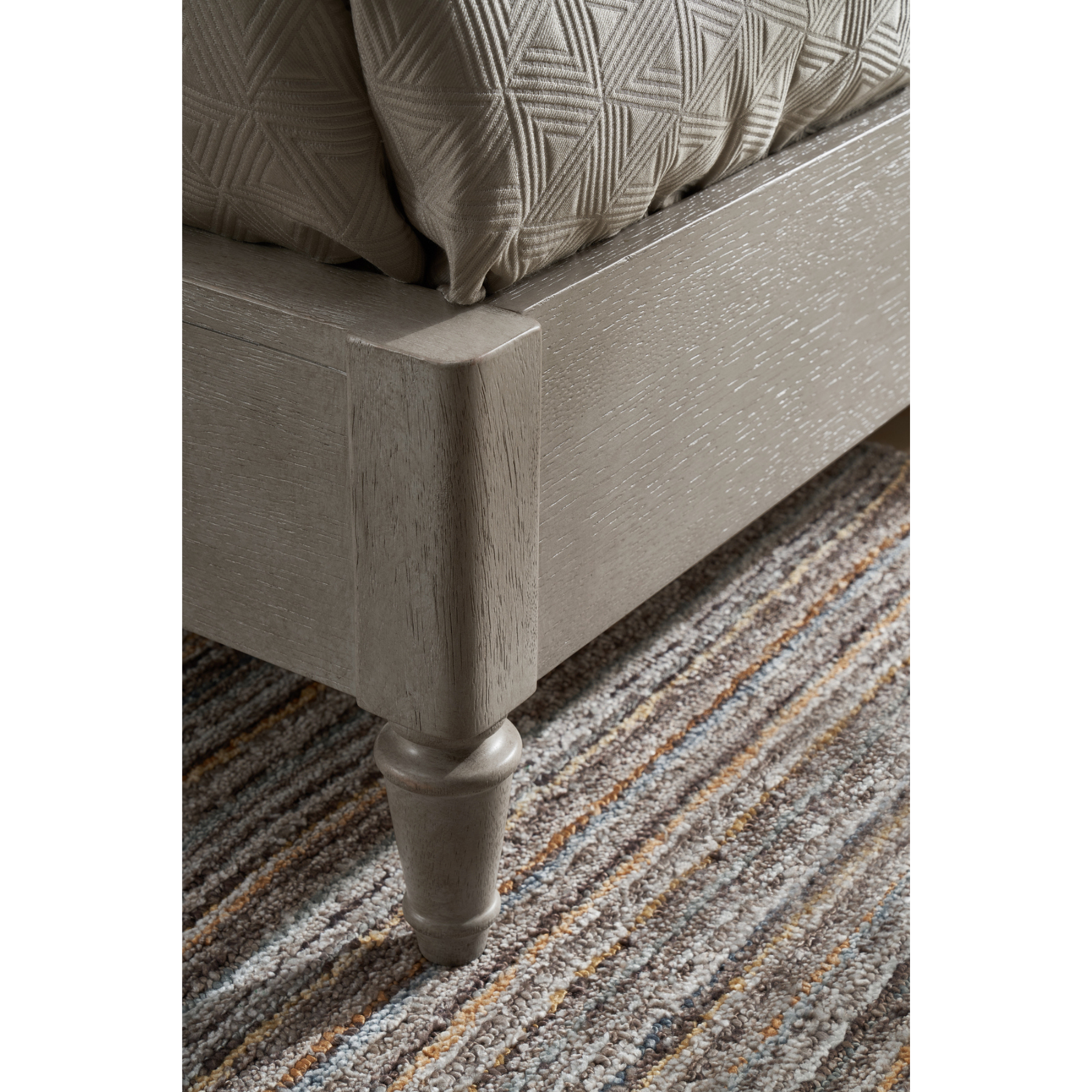 Zest Upholstered Bed W/Nailhead Trim