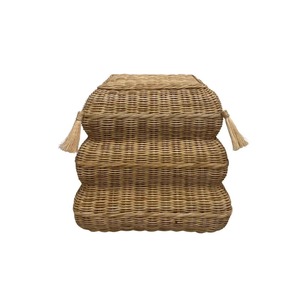 Pebble Tassled Stool