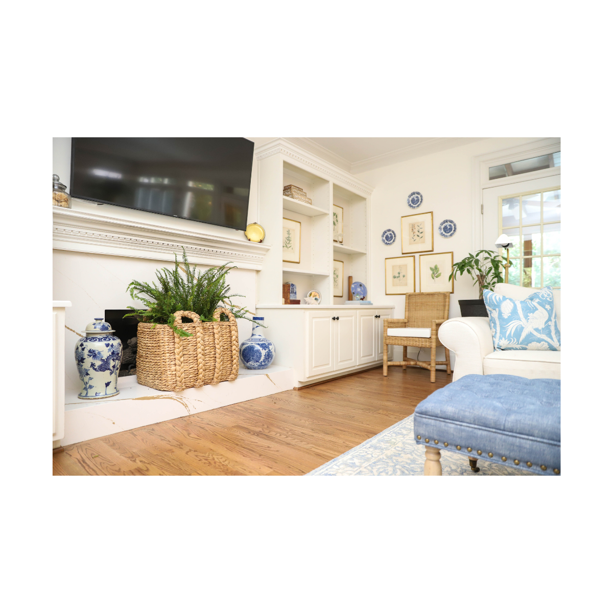 Large Rush Storage Basket
