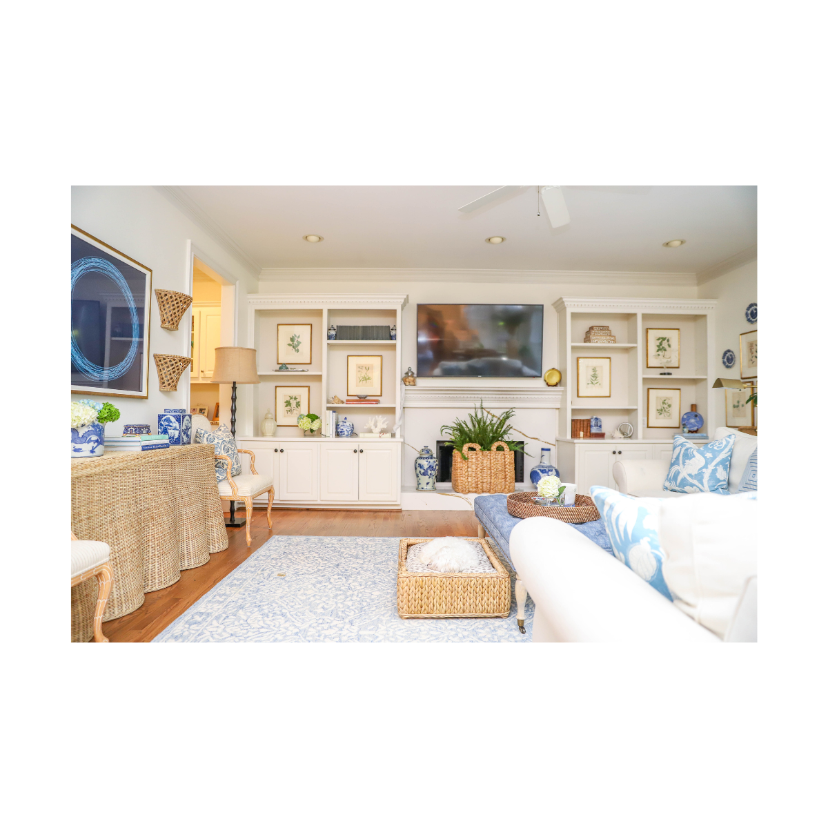 Large Rush Storage Basket