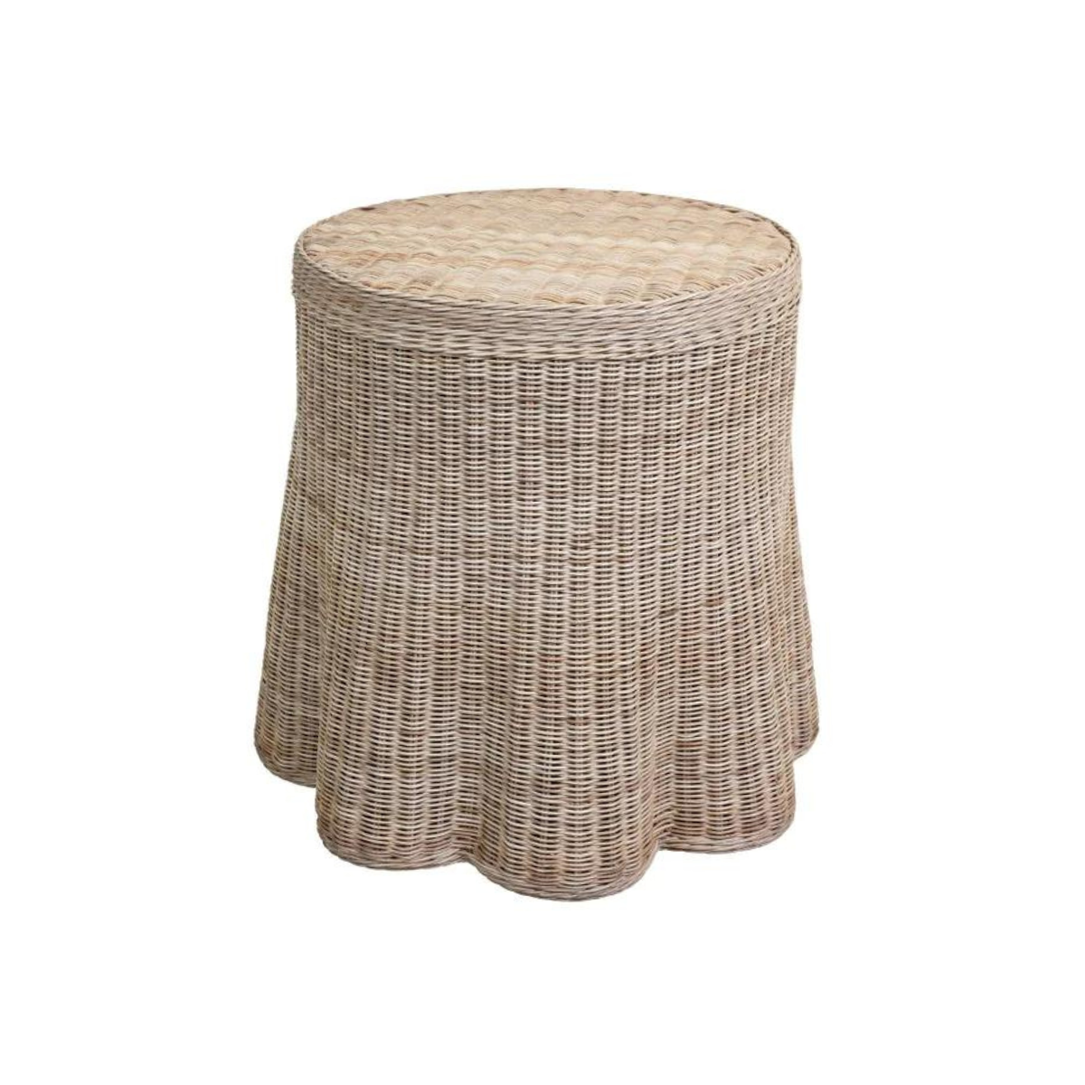 Scallop Round Side Table