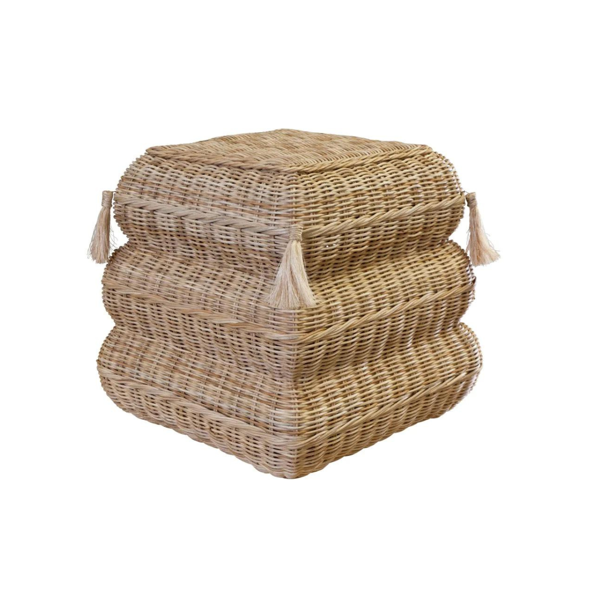 Pebble Tassled Stool