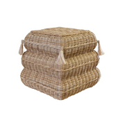 Pebble Tassled Stool