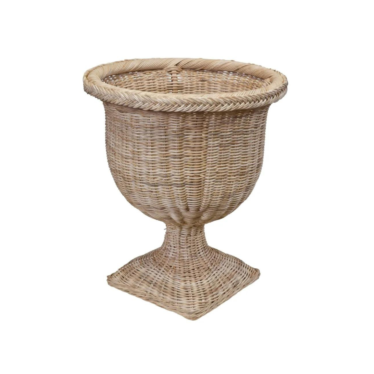 Braided Square Base Urn