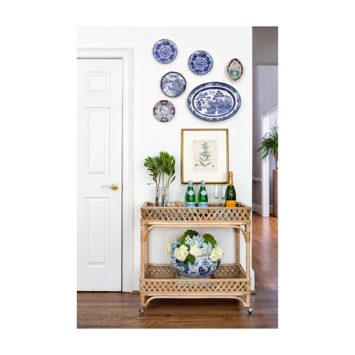 Trellis Bar Cart