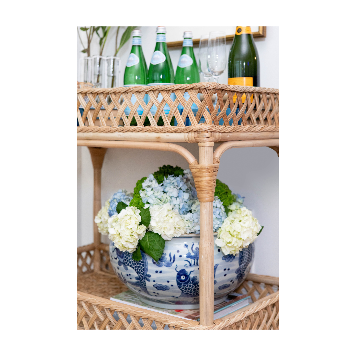 Trellis Bar Cart