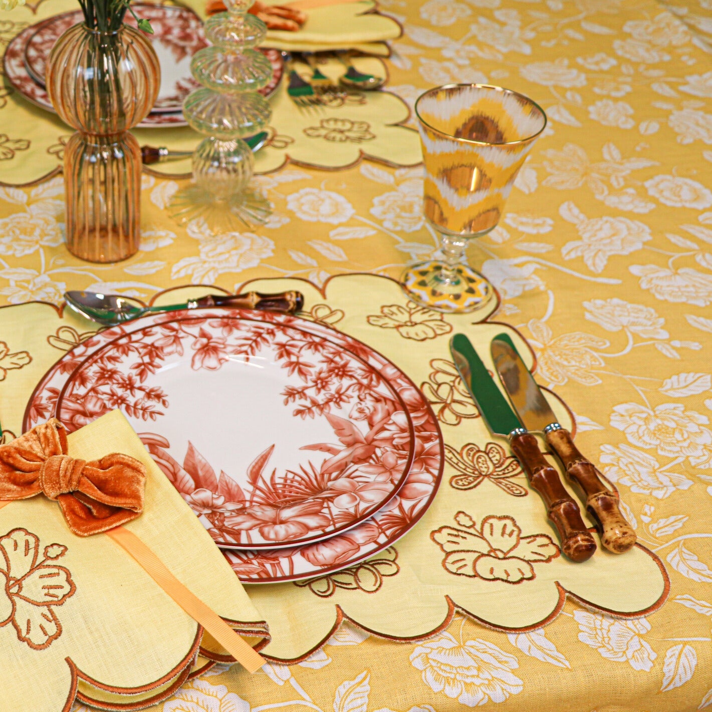 Marigold Flora Parlour Tablecloth