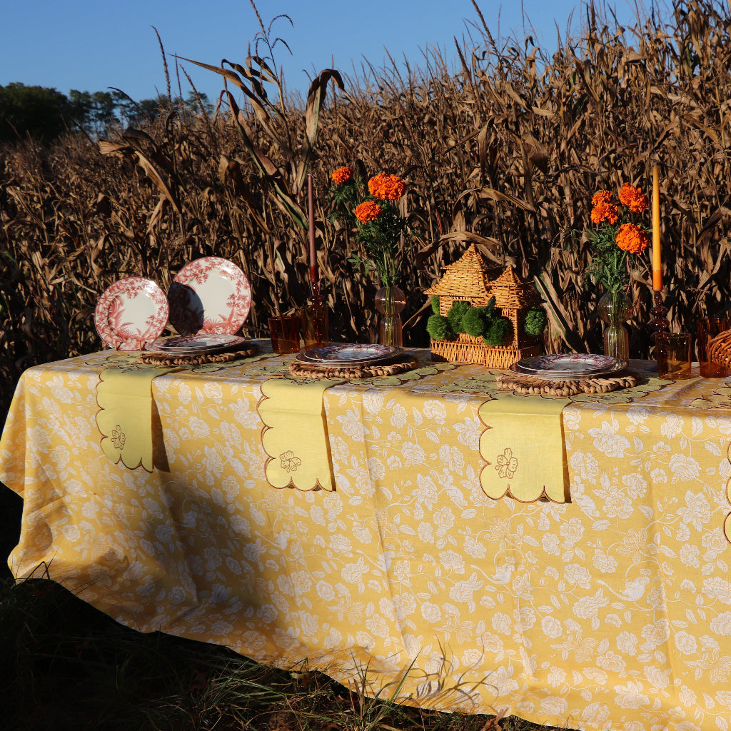 Marigold Flora Parlour Tablecloth