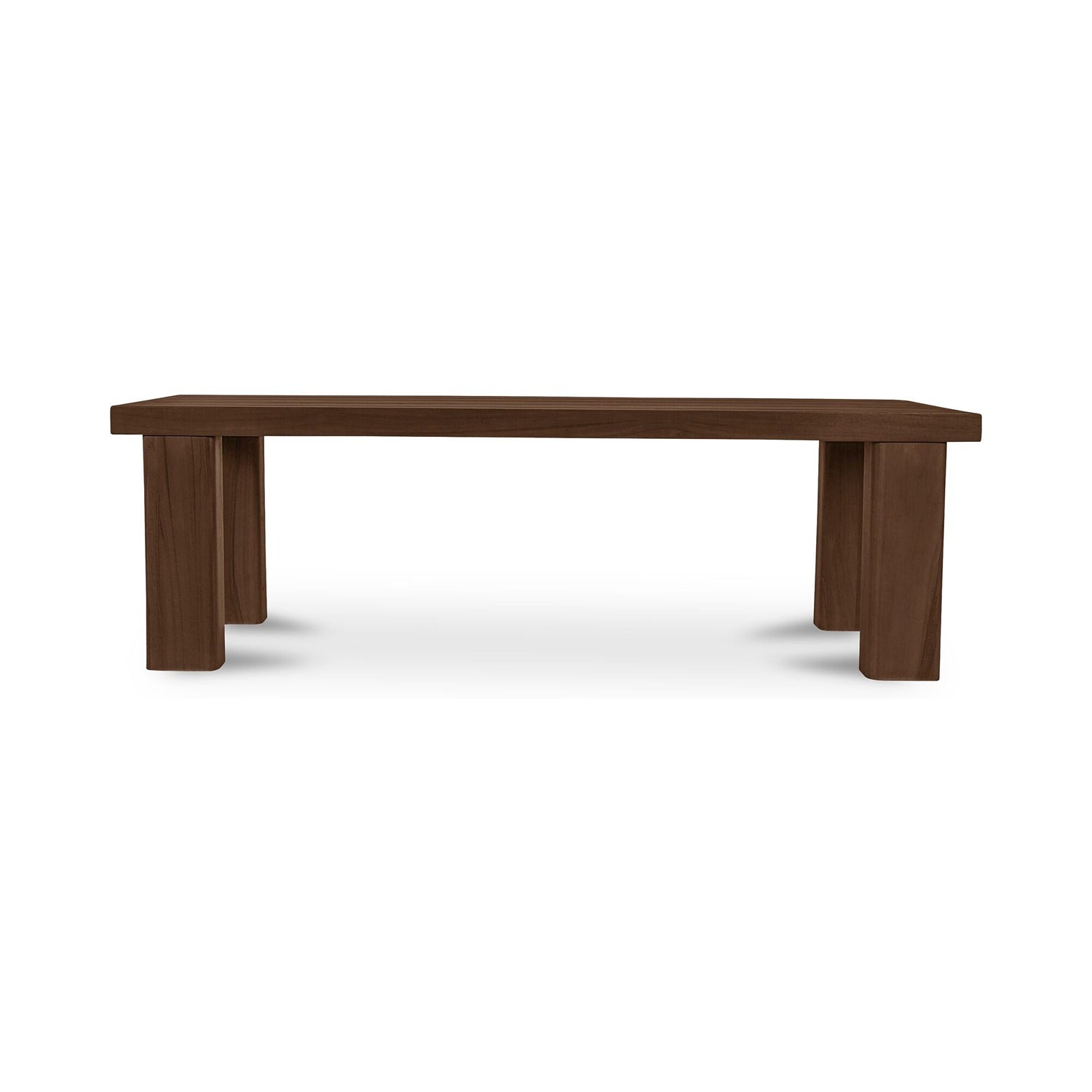 Allegra Outdoor Bench Brown