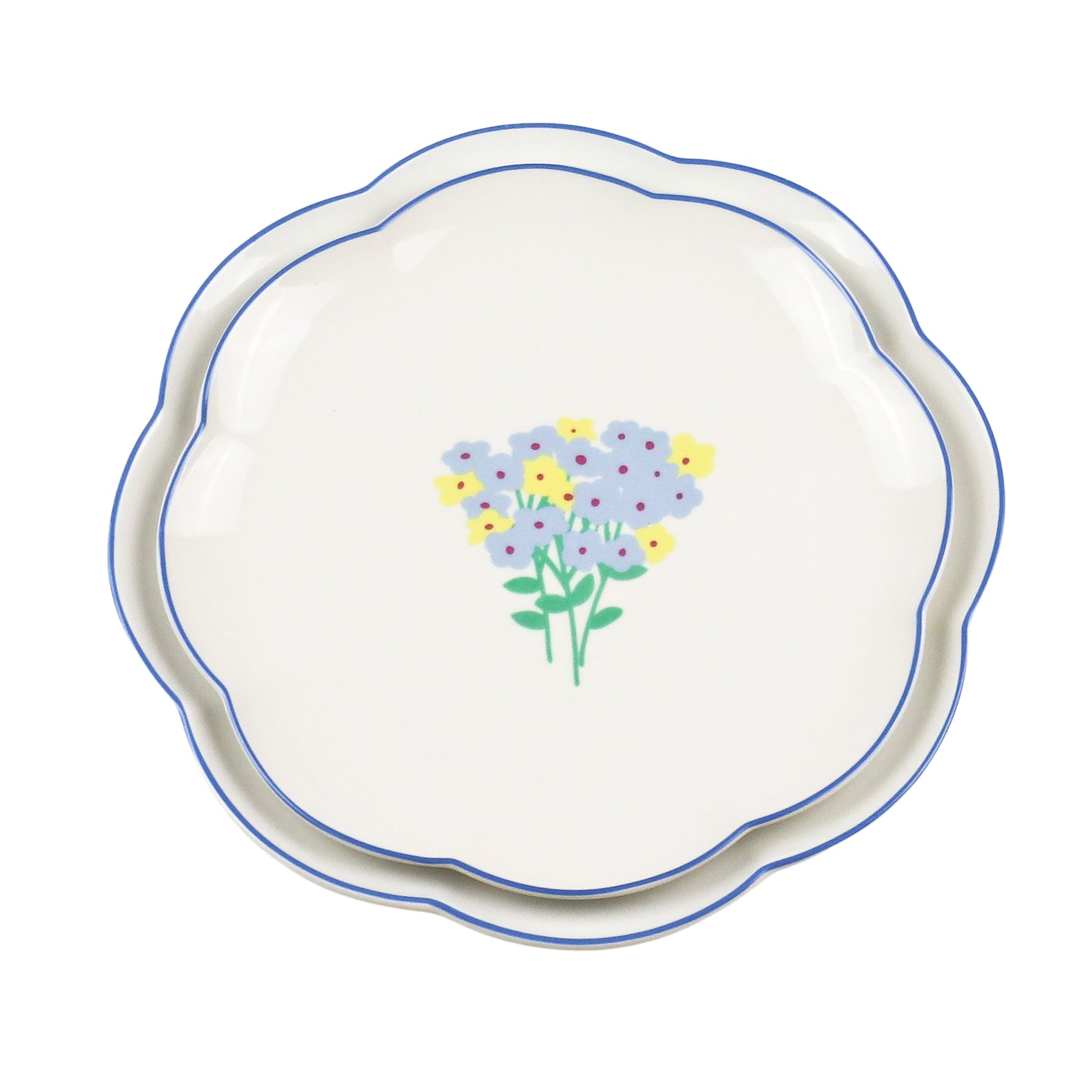 Meadow Flora Starter Plate - Set of 4 (+1 Bonus Plate)