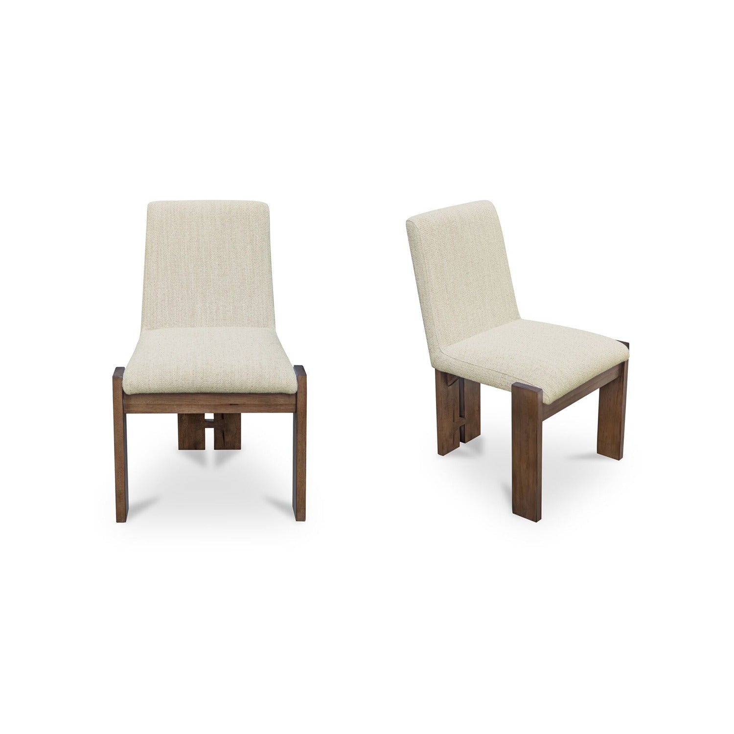 Milan Dining Chair Beige - Set of 2