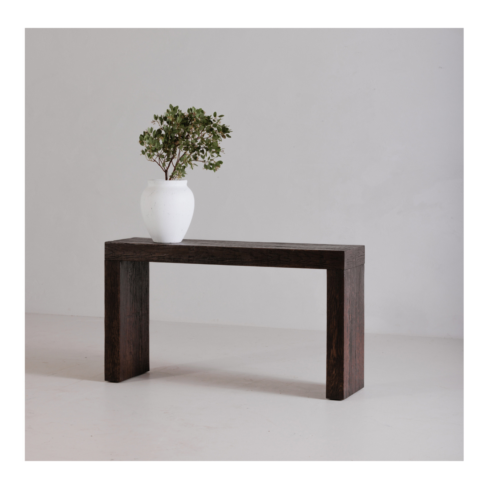 Aldric Console Table - Rustic Brown