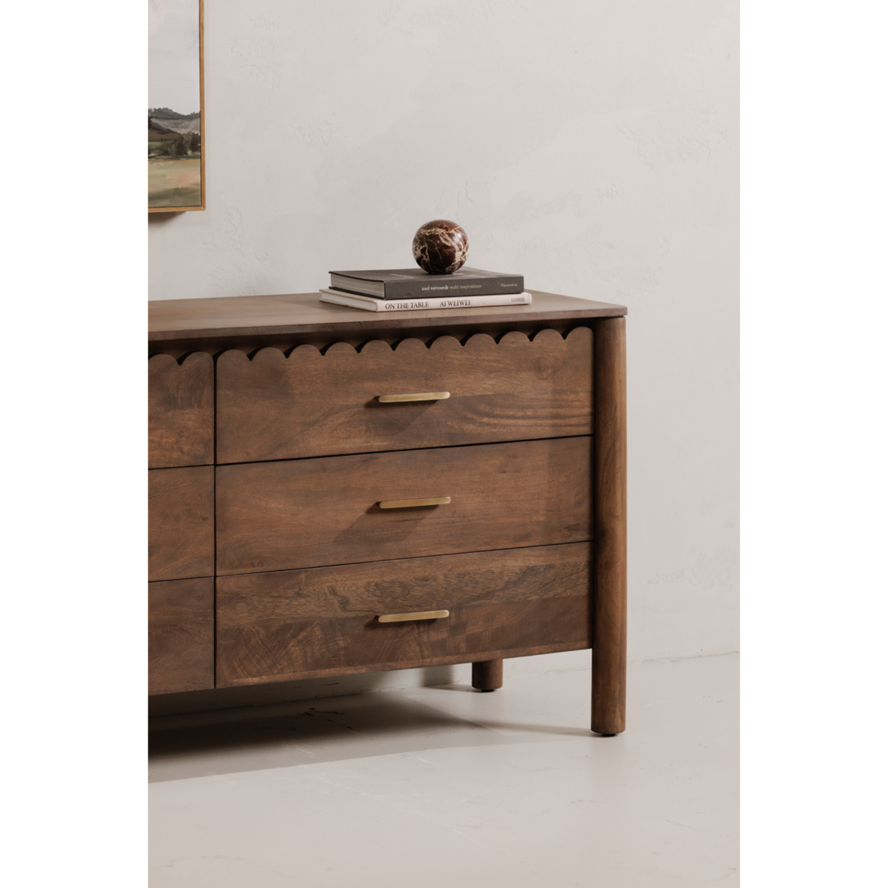 Ashley Dresser Vintage Brown