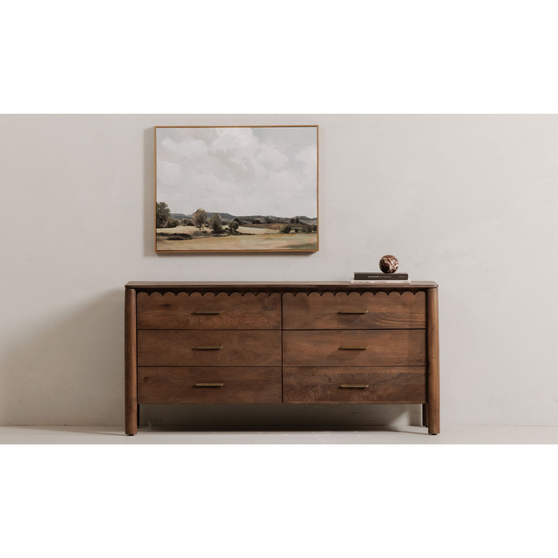 Ashley Dresser Vintage Brown