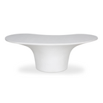 Aya Outdoor Coffee Table - White