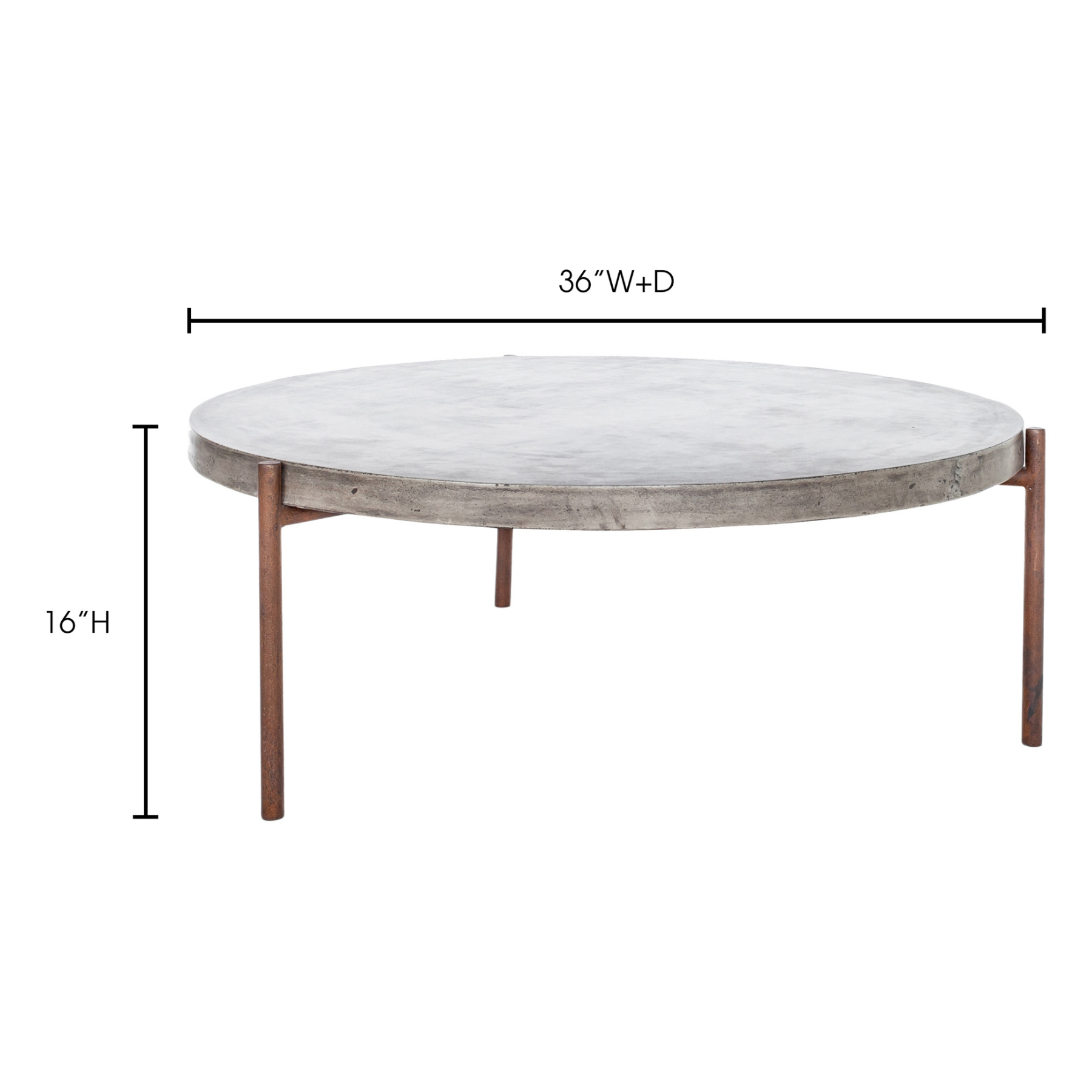 Cairo Outdoor Coffee Table - Dark Grey