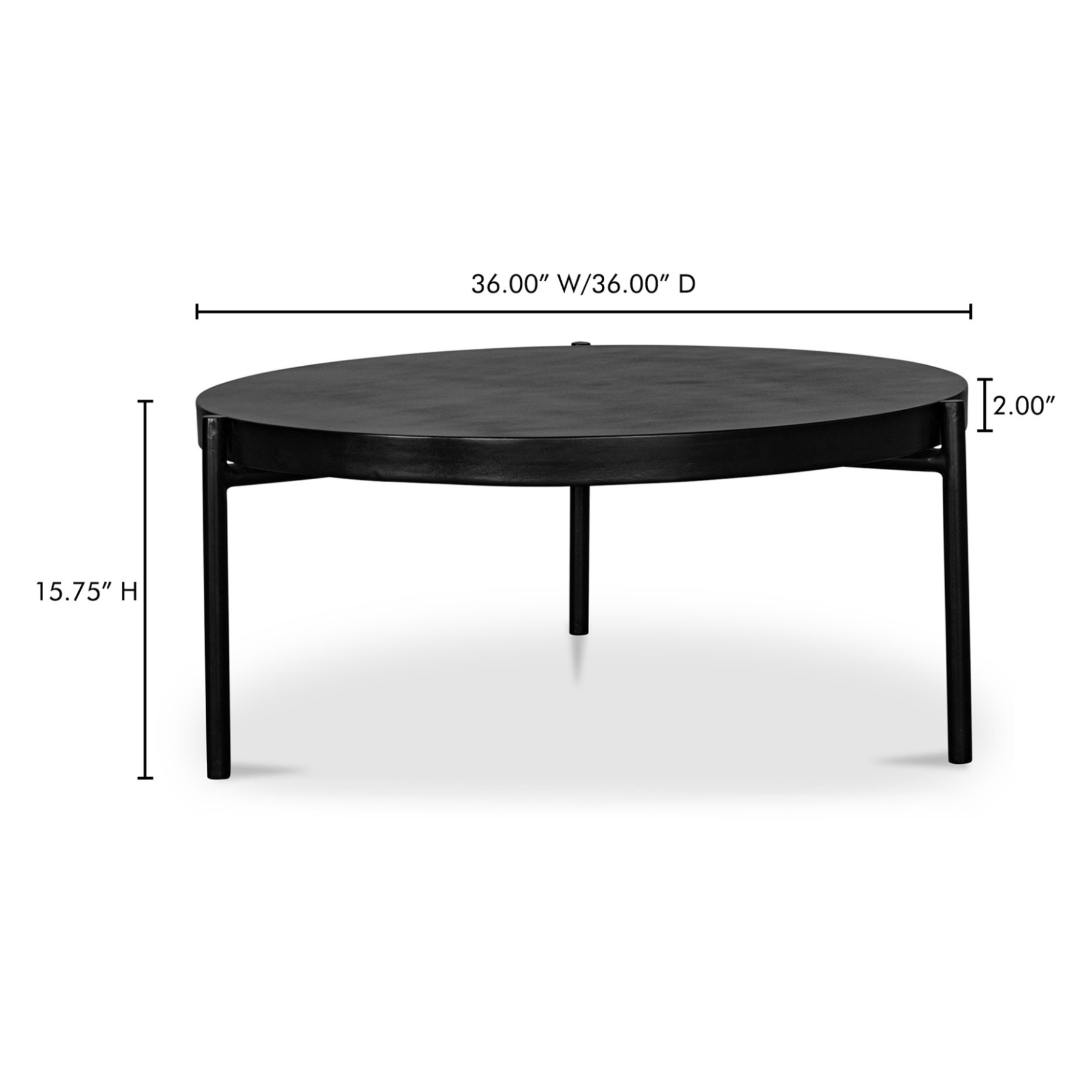 Cairo Outdoor Coffee Table - Black