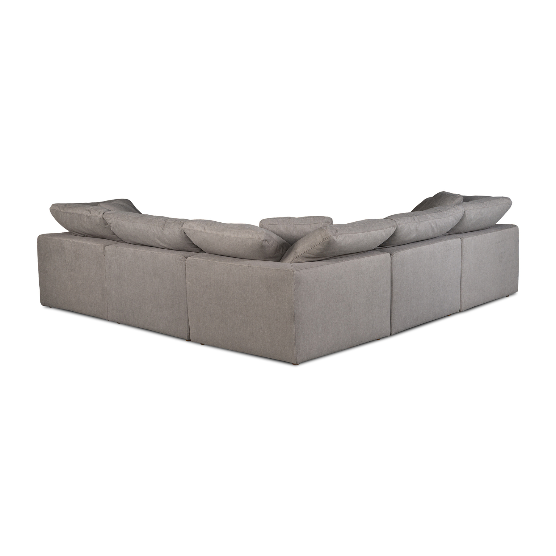 Gaia Classic L-Shaped Modular Sectional - Light Grey