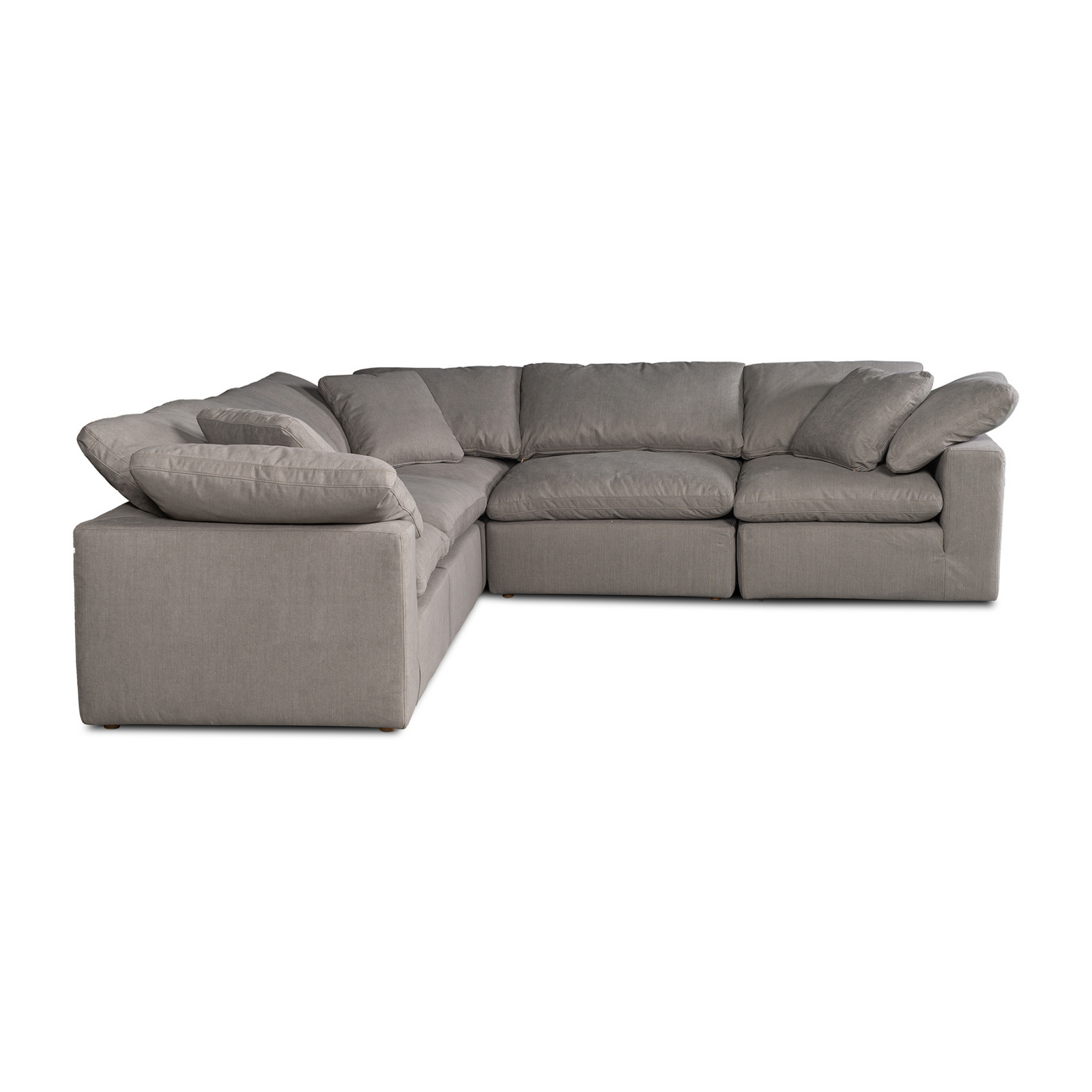 Gaia Classic L-Shaped Modular Sectional - Light Grey