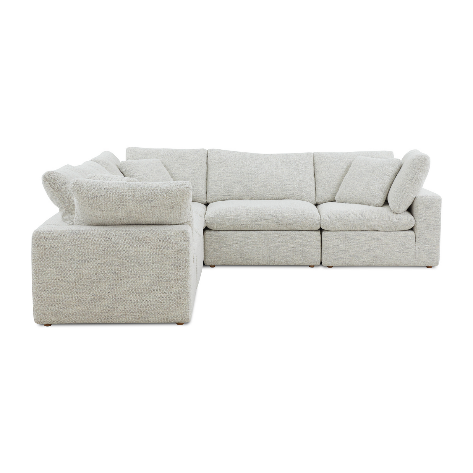 Gaia Classic L-Shaped Modular Sectional - Coastside Sand