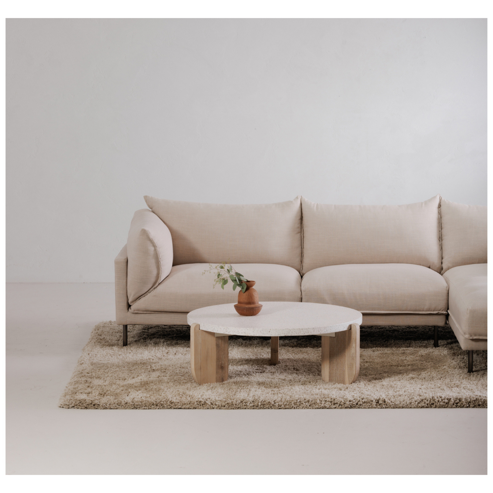 Glimmer Coffee Table - White