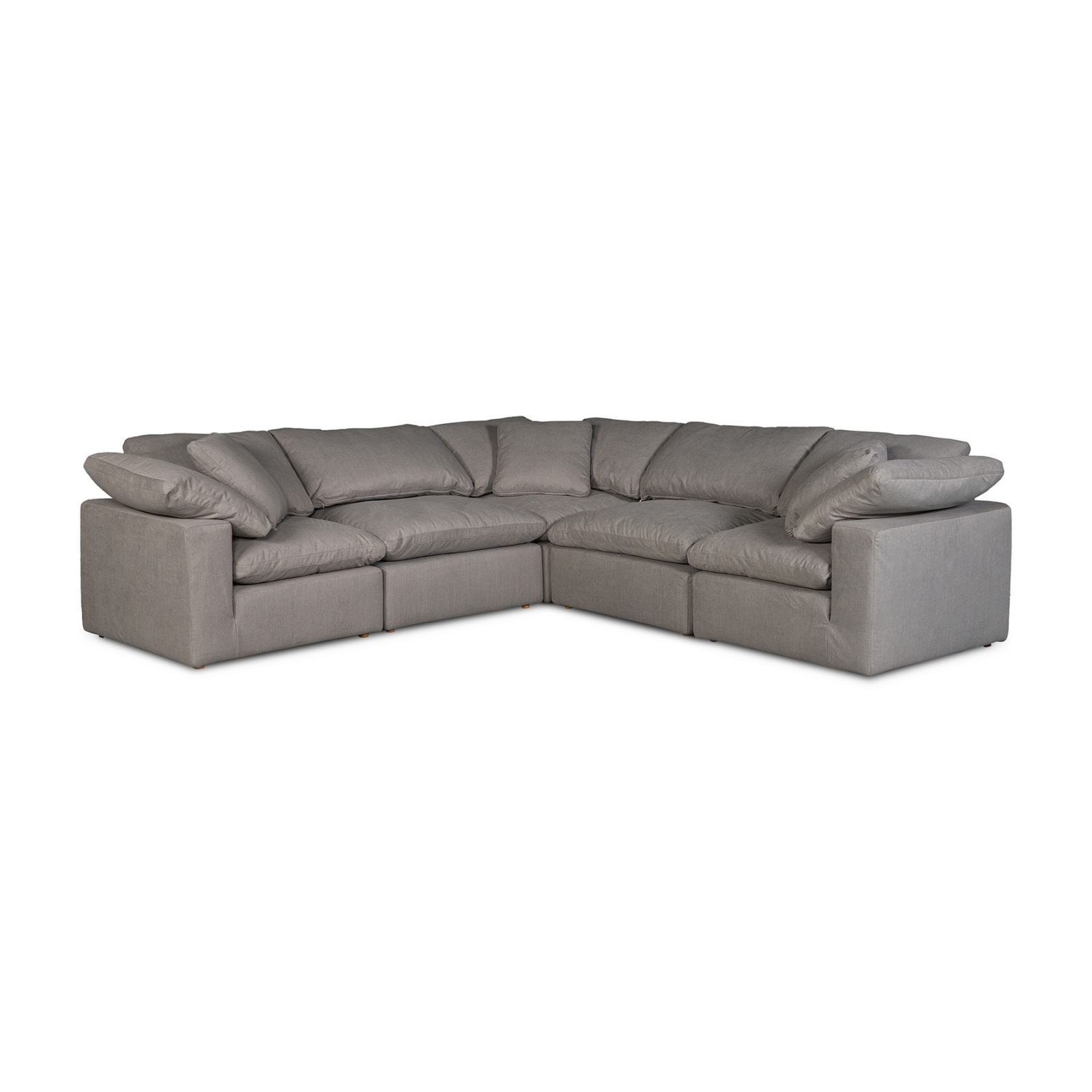 Holt Classic L-Shaped Modular Sectional - Light Grey