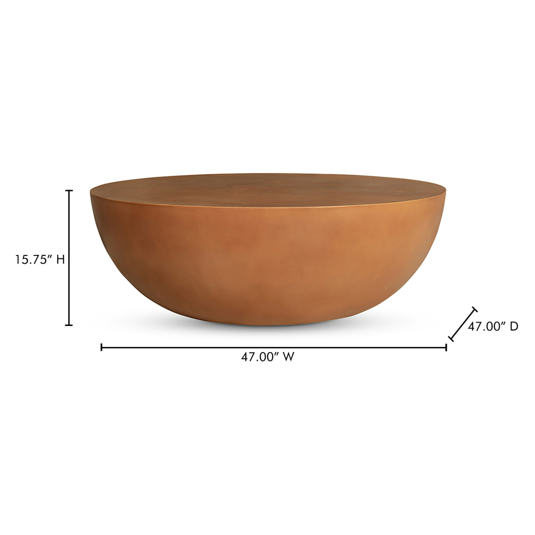 Inscape Coffee Table - Terracotta