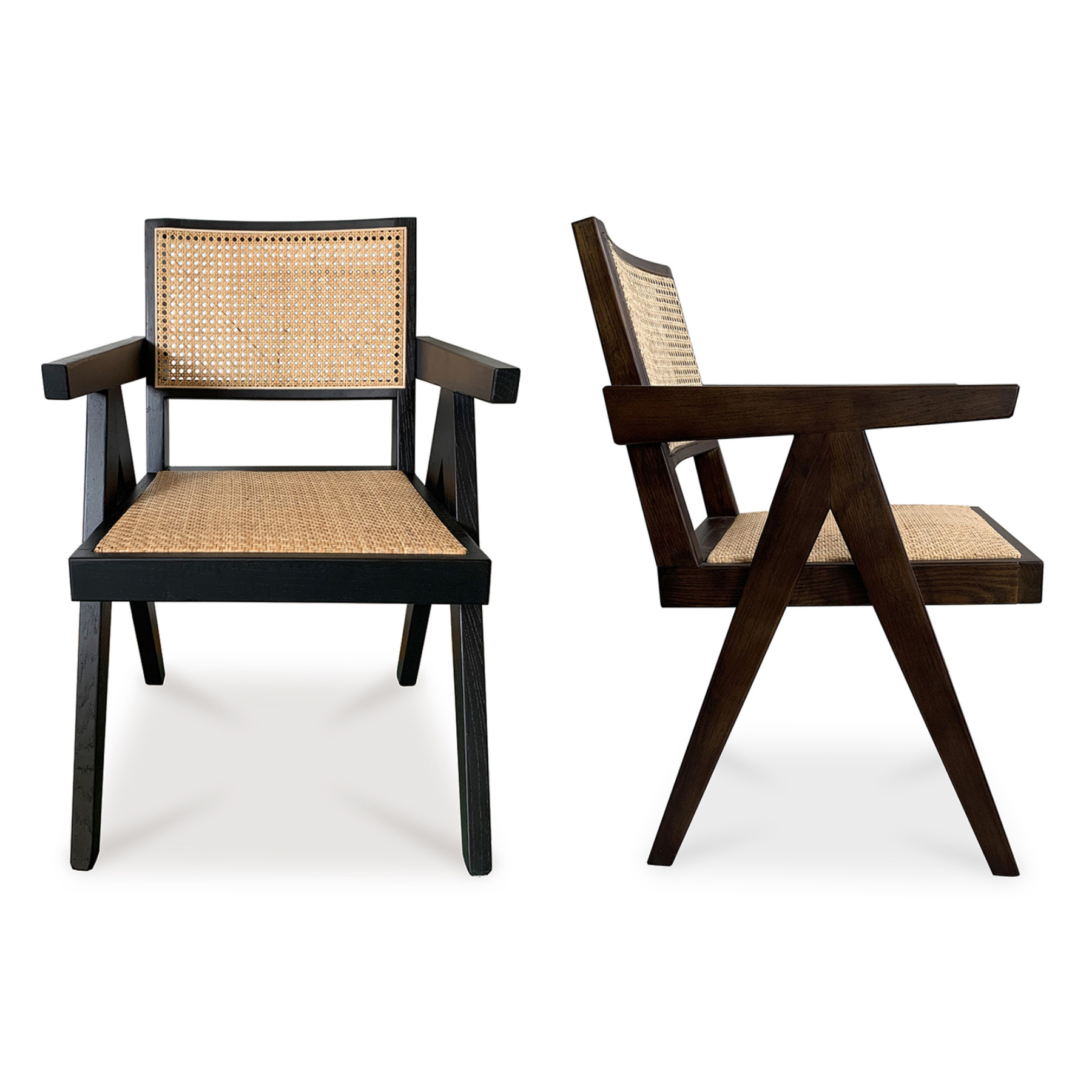 Kanika Chair Set of Two - Dark Brown