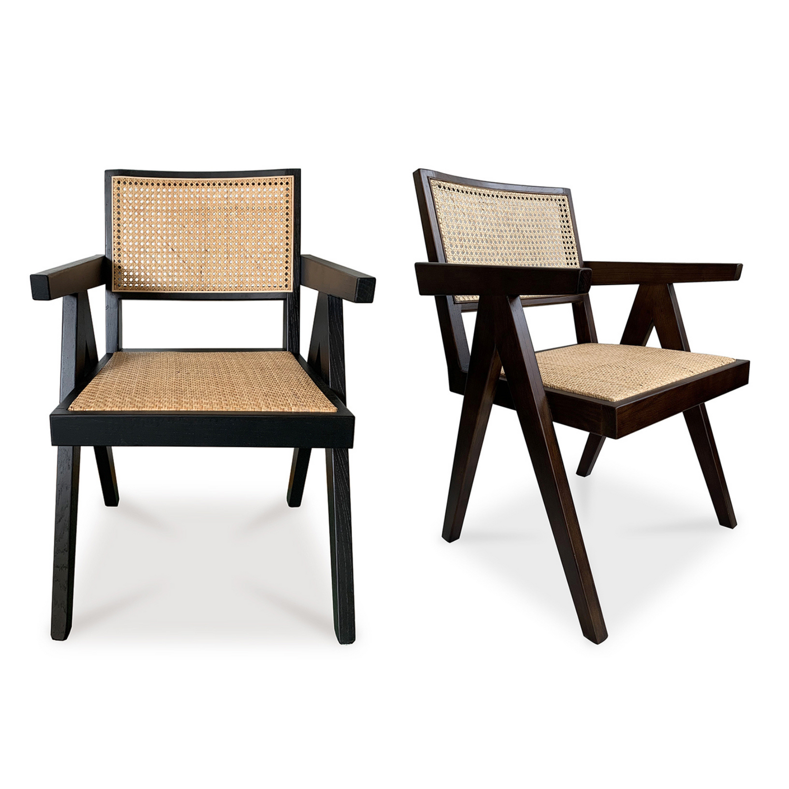 Kanika Chair Set of Two - Dark Brown