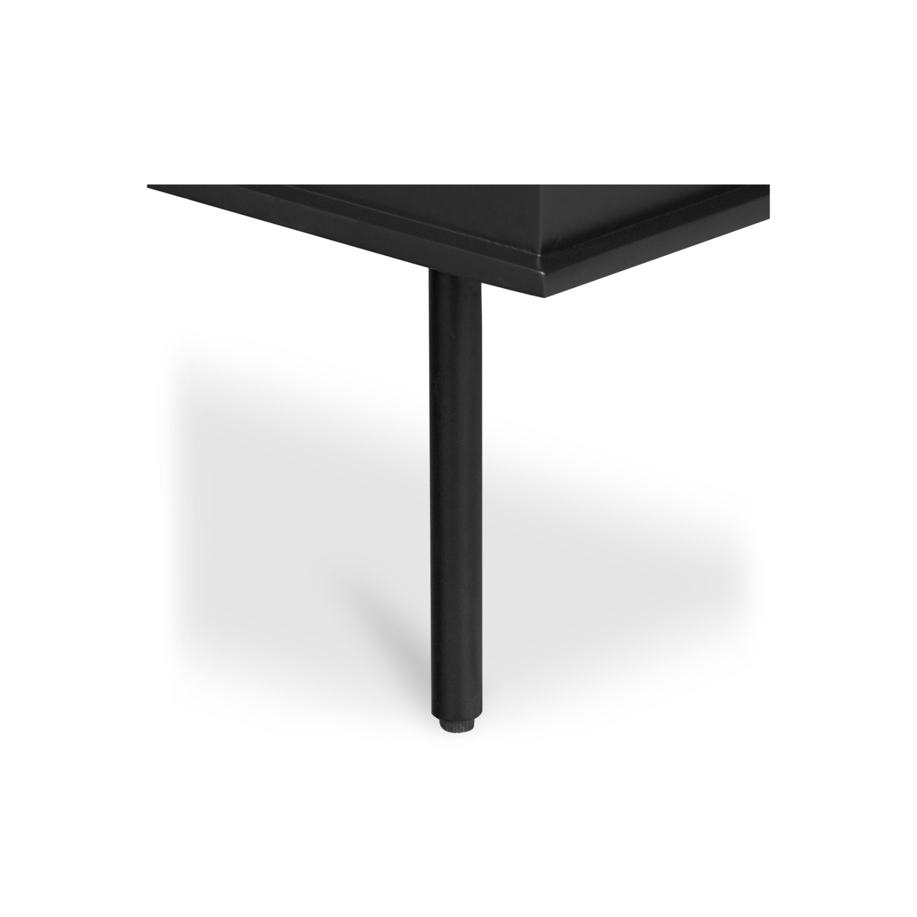 Kerrigan 3 Drawer Nightstand - Black