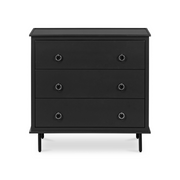 Kerrigan 3 Drawer Nightstand - Black
