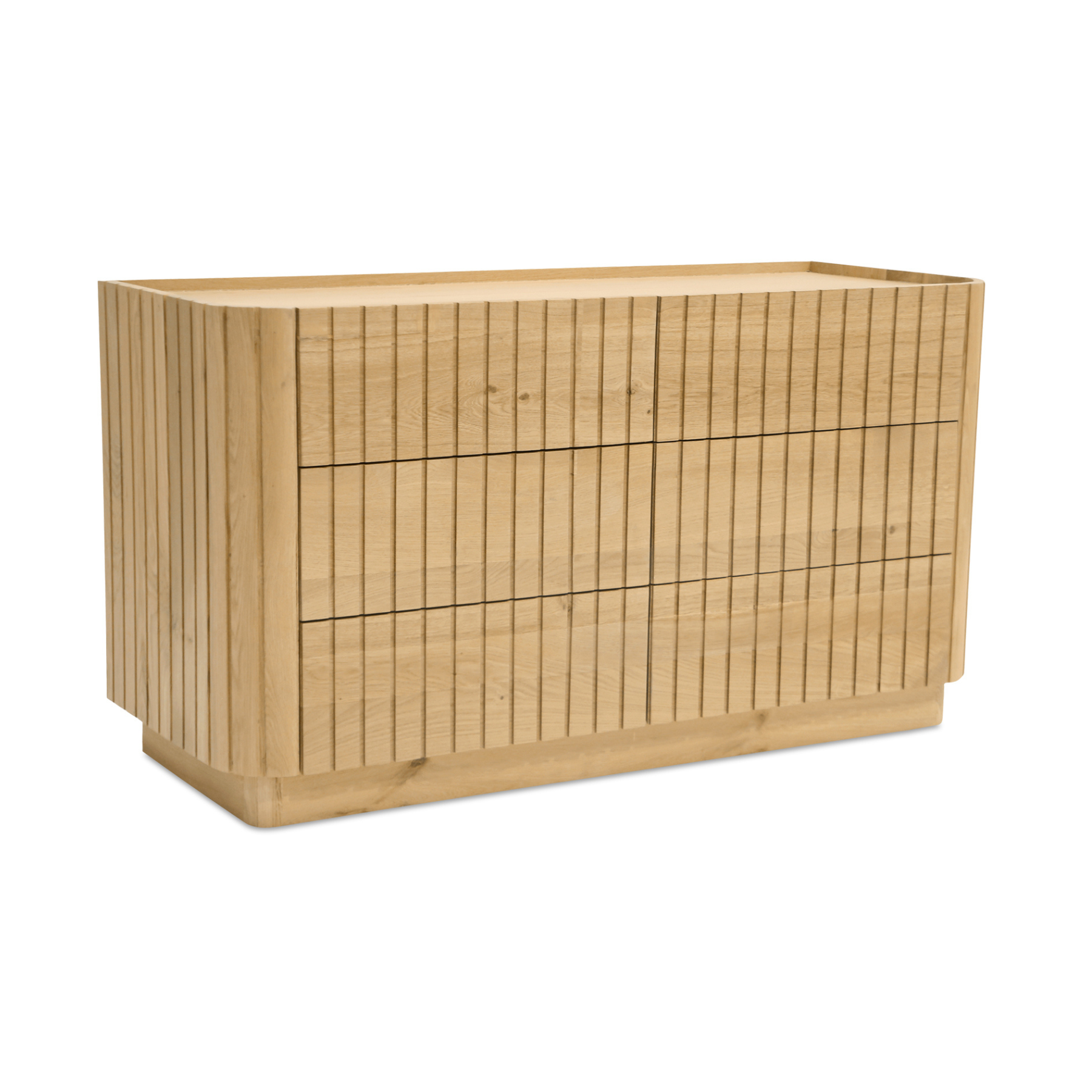 Eloisa 6 Drawer Dresser - Natural Oak