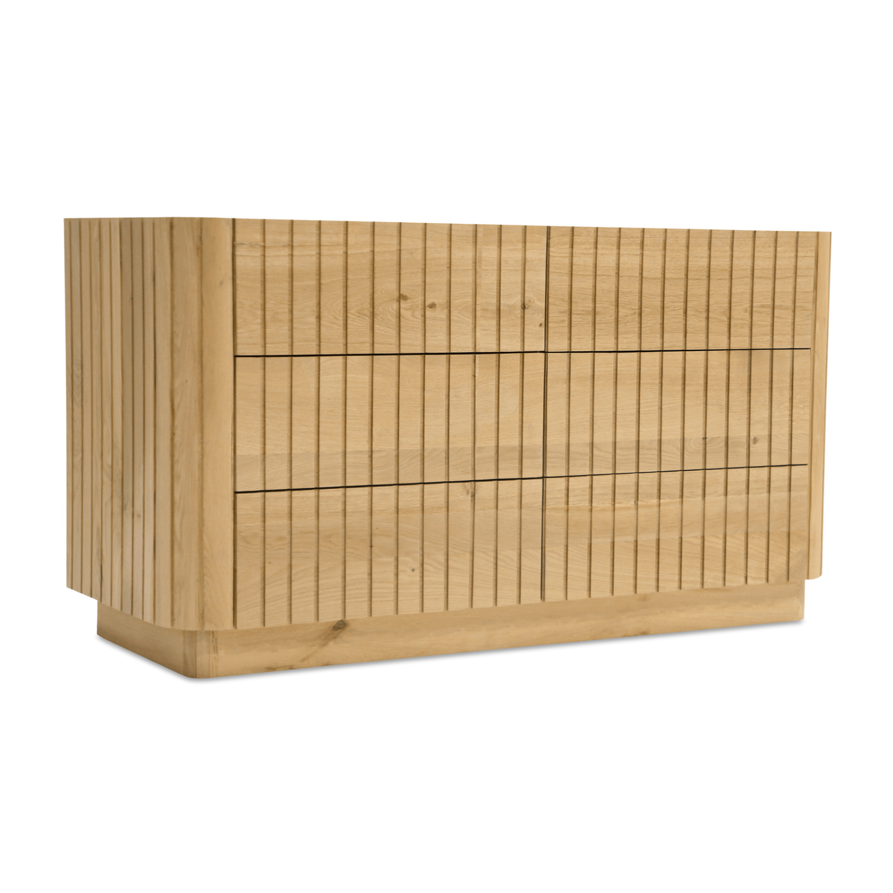 Eloisa 6 Drawer Dresser - Natural Oak